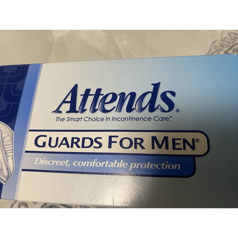Lot Of Attends Guards For Men Incontinence Care One Size 5 Packs of 16 Each - Picture 3 of 3